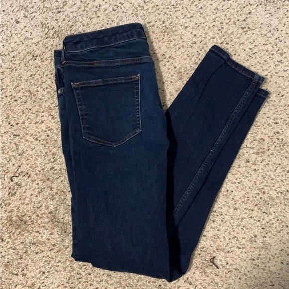 TOPSHOP topman denim skinny jeans button fly 34x34